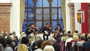 Konzert im Steinernen Saal (Landhaus) mit dem Amber Quartett